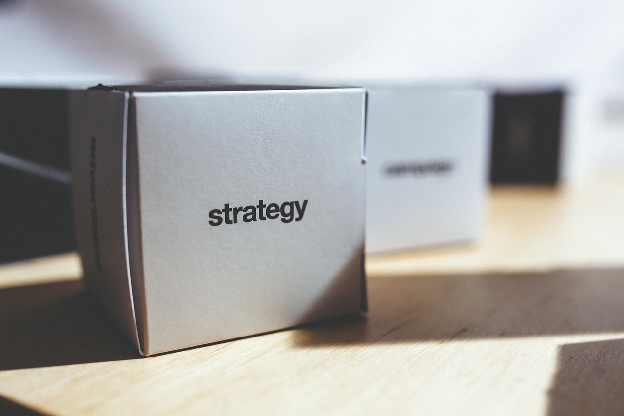 strategy, box, typo